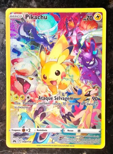 Carta Pokemon Pikachu (160/159) (Nm)