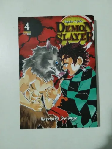 Mangá Demon Slayer - Volume 4 (Ótimo Estado)