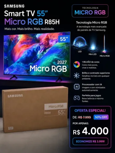 Samsung tv 55? micro RGB 2027 lacrada