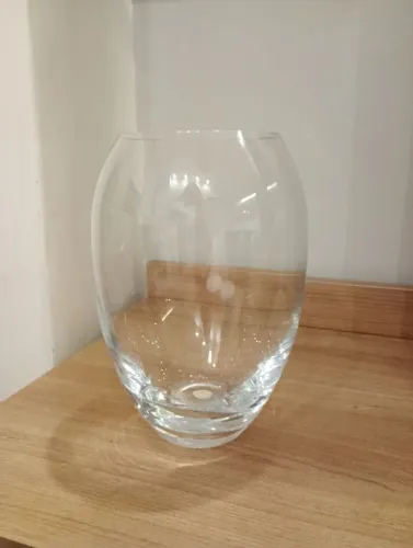 Vaso cristal Bohemia incolor