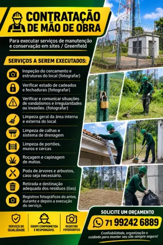 Contratação de Mão de Obra - ES