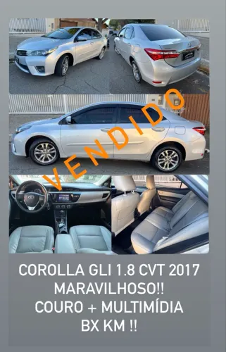 Toyota Corolla GLI 1.8 Flex 16V Aut. 2017