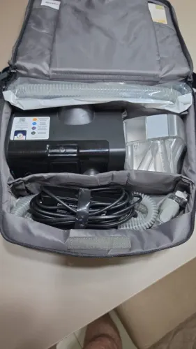 Cpap Resmed com traqueia nova e máscara usada