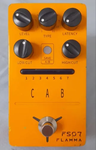 Pedal Flamma FS07 Cab IR Loader Impulse Response estéreo com pack de IRs de brinde!