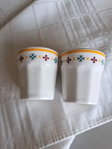Dois Copinhos porcelana- oxiford