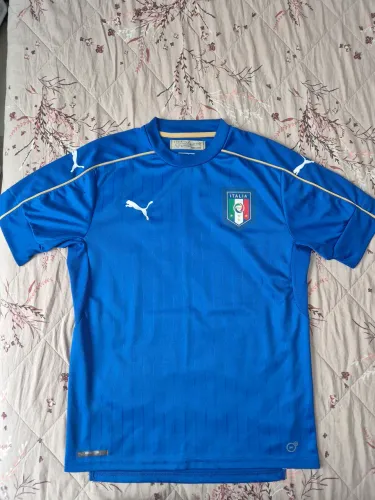 Camisa oficial da seleção da Itália Azul