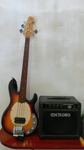 CONTRA BAIXO TAGIMA TBM4 + AMPLIFICADOR METEORO FWB 20