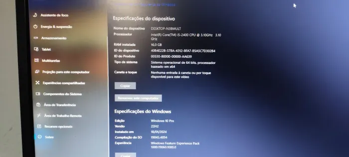 Pc usado em bom estado