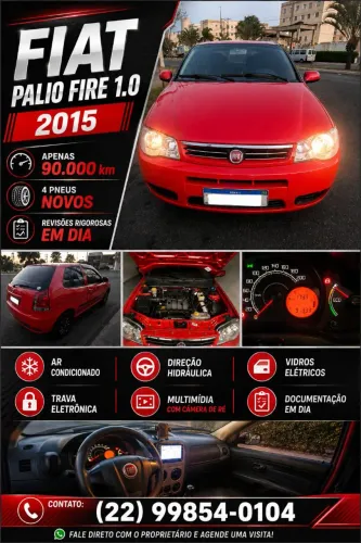 Fiat Palio 1.0/ Trofeo 1.0 Fire/ Fire Flex 4P 2015