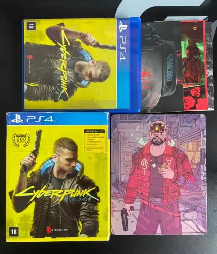 Cyberpunk 2077 Steelbook Special Edition Edição Especial Completa PS4/PS5
