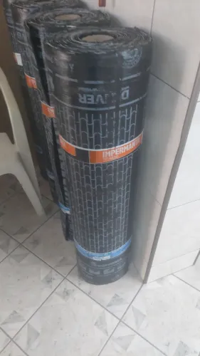 Manta Asfaltica poliester ALUMINIZADA 4 milimetros Super Promoção