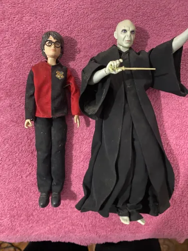 BONECOS HARRY E VOLDEMORT