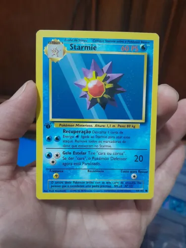 Carta pokemon Stamie  base set 
