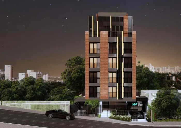 Studio à venda em Curitiba, Alto da Glória, com 1 quarto, 24,12m²