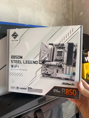 Placa mãe AMD AM5 B850M Asrock Steel legend 