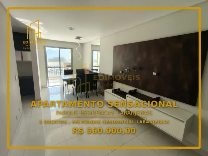 Sensacional Apartamento no Parque Residencial Laranjeiras - Próximo ao Shopping!