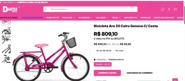 Bicicleta infantil