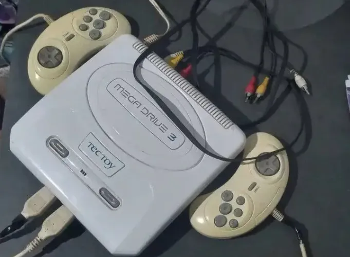 Mega Drive 81 jogos na memória