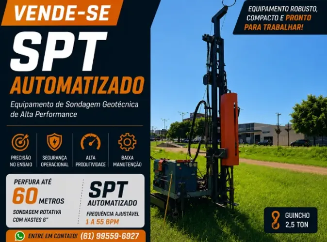 Equipamento SPT Automatizado Completo