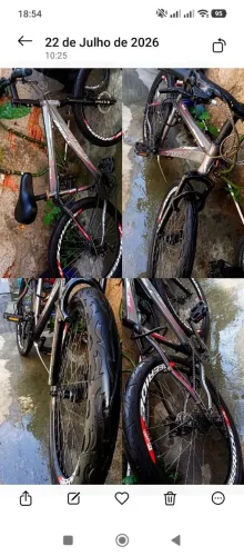 Vendo bicicleta super nova .