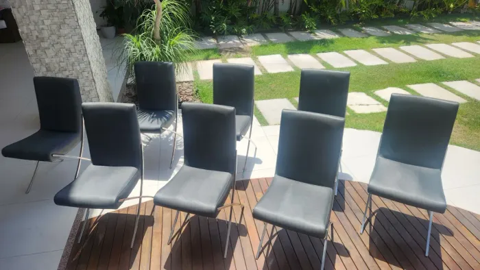 Cadeira para mesa de jantar - 8 unidades