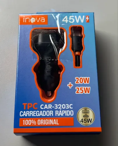 Carregador Rápido de Celular para Veículo