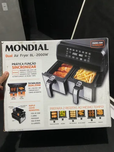 Air fry Dual Mondial 8L 2000W