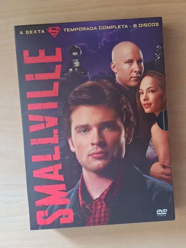DVDS Smallville Sexta Temporada DC Comics 6 discos como novos