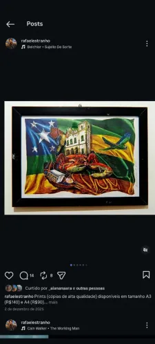 Vendo quadros feitos a mão por Rafael estranho, Artista sergipano