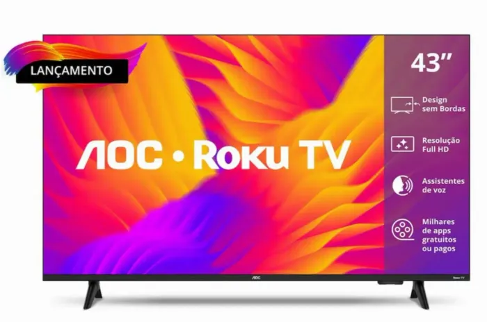 Smart TV AOC ROKU 43"
