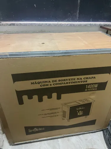Máquina de Sorvete na chapa