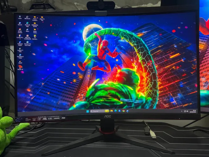 Monitor Gamer 240 hz Curvo 27 polegadas