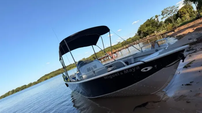 ? LANCHA ALUFLEX 2015 + MOTOR 90HP 4T ? PRONTA PRA LAZER E PESCA