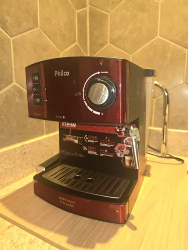 Cafeteira Expresso & Cápsulas 20 Bar Inox Red.
