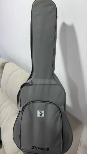 Violão Strinberg SD201HCR Eletroacústico Estado de Novo + Capa