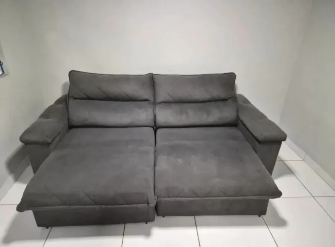 Vendo Sofá Retrátil/Reclinável 2,5 m bem conservado