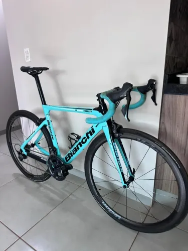 Bicicleta speed carbono Bianchi Aria italiana 53,5cm