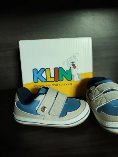 Sapato infantil klin novo número 22
