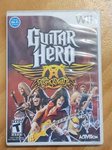 Guitar Hero Aerosmith disco original de Nintendo Wii
