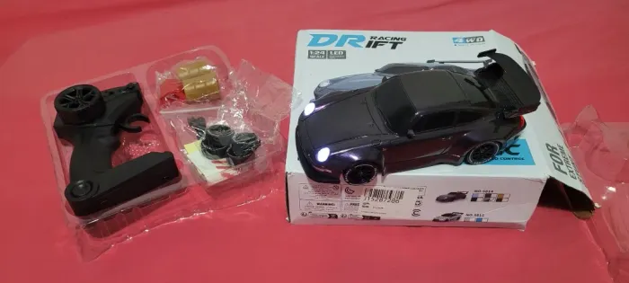 carrinho de drift controle remoto 1/24 porsche