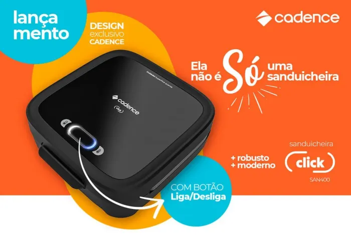 Sanduicheira Elétrica Cadence San 400 110V