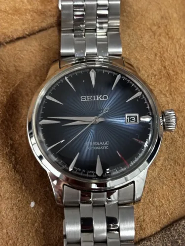 Relógio Seiko Presage Automático Masculino em Aço Prateado SRPB41J1