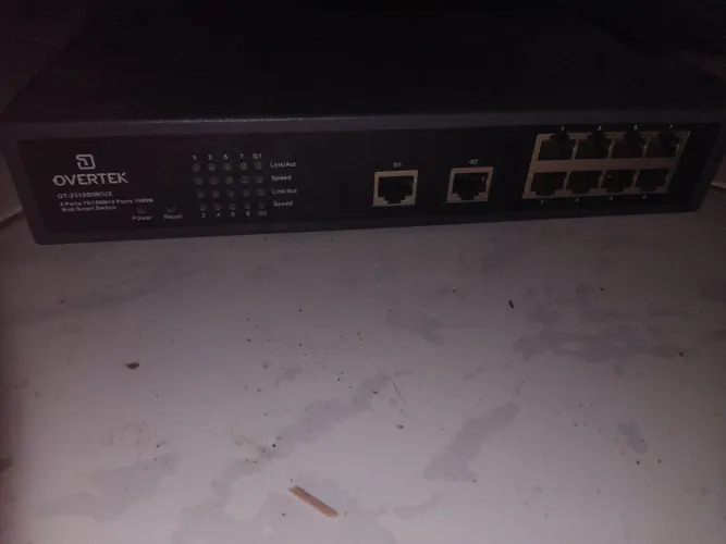 Switch gerenciavel  nunca usado,  mas sem fonte 