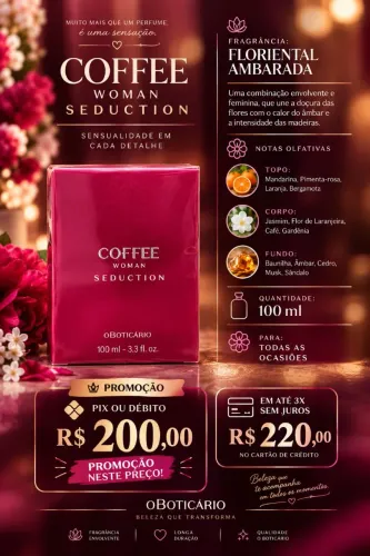 Perfume com cheiro de MULHER