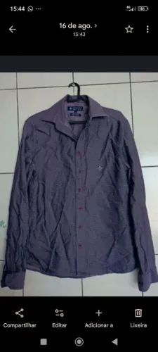 Camisa Dudalina masculina tamanho P