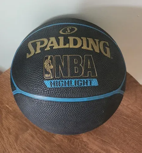Bola De Basquete Spalding NBA Highlight Azul - Tamanho 7 Original