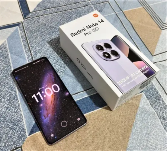 IMPECÁVEL! Redmi Note 14 Pro 5G 256GB - Lavender Purple (Roxo)