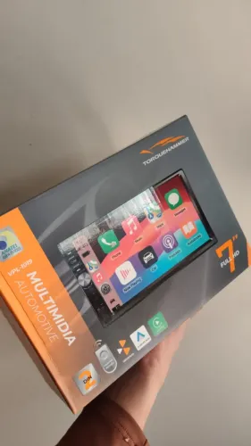 Mídia 7 polegadas 2 din Carplay com fio nova