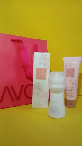 Kit Pur Blanca completo (avon, 3 itens, acompanha sacola)