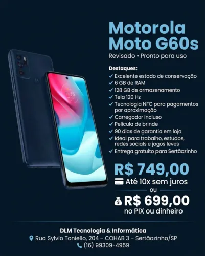 Motorola Moto G60s - Excelente estado!